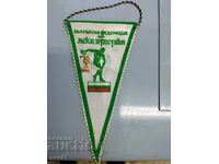 Znachka και σημαία Bŭlgarska federatsiya po leka atletika