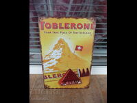 Μεταλλική πινακίδα φαγητό Σοκολάτα γλυκό Toblerone Ελβετία Τόμπλερ