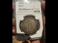 5 λέβα 1884 ΑU53 NGC