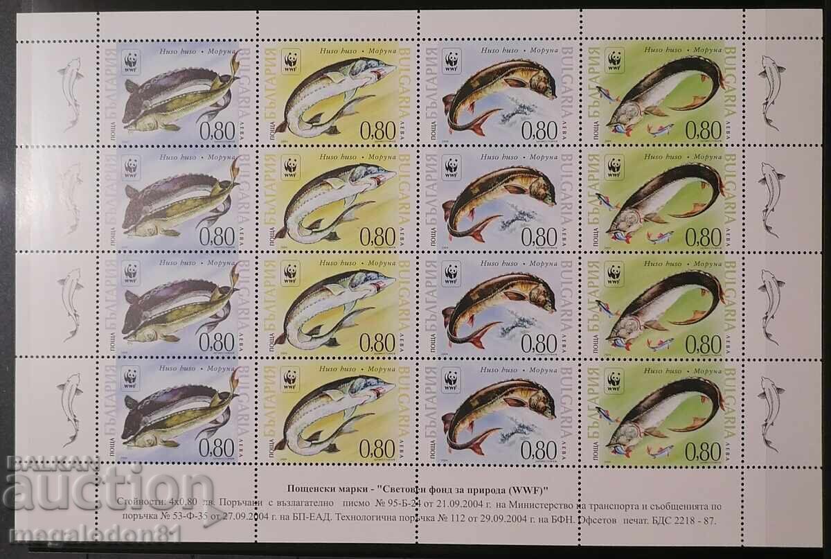 Βουλγαρία - WWF, μολύβι, 2004, μικρό φύλλο Βουλγαρία - WWF, μολύβι, 2004, μικρό φύλλο
