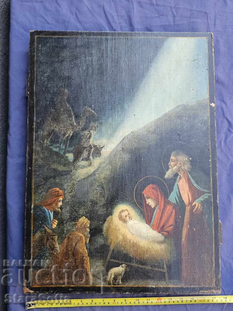 Delivery of Old Bulgarian Icon Nativity of Christ Delivery of Old Bulgarian Icon Nativity of Christ