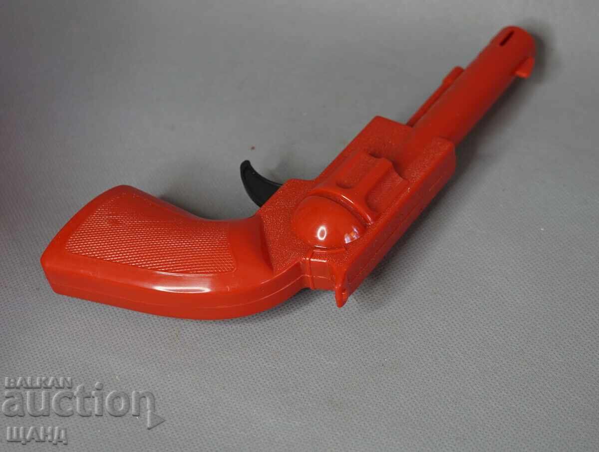 Παλιό γερμανικό πλαστικό παιχνίδι μοντέλο ρεβόλβερ με κουτί - 5 Παλιό γερμανικό πλαστικό παιχνίδι μοντέλο ρεβόλβερ με κουτί - 5