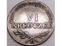 6 κρόιτσερ 1802 Αυστρία Μπούργκαου Ν-Γκύντσμπουργκ Φραγκίσκος Β' - σπάνιο