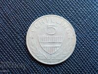 Austria 5 șilingi, 1969