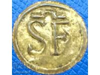 Spania, Catalonia, 1 Felopa SF-Sf. Felix Calahó - rară