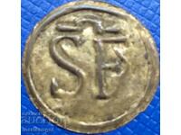 Spania, Catalonia, 1 Felopa SF-Sf. Felix Calahó - rară