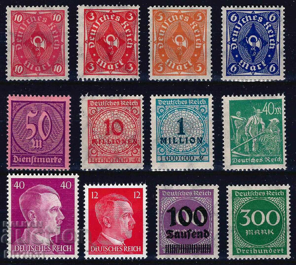 Γερμανικό Ράιχ - παρτίδα MNH Γερμανικό Ράιχ - παρτίδα MNH