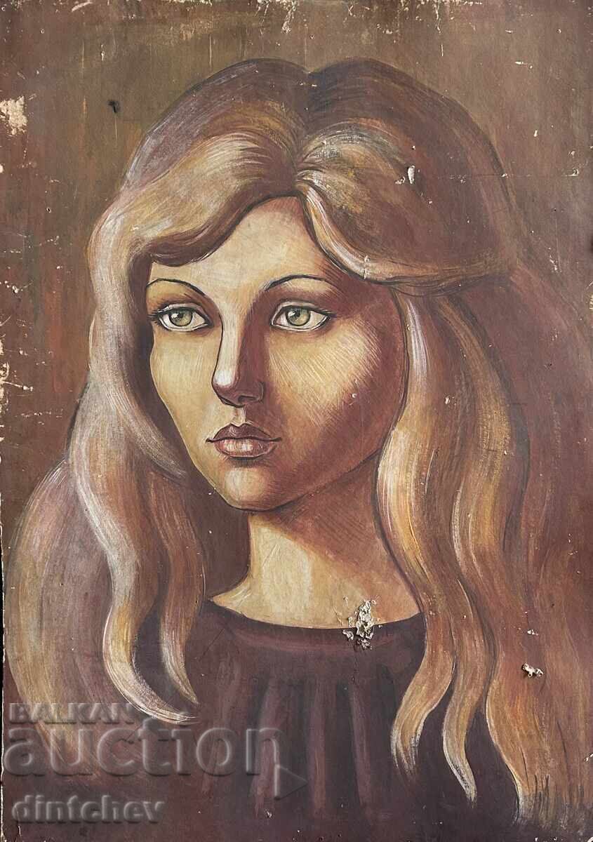 Μεγάλο Πορτρέτο Γυναίκας - 90/105 Μεγάλο Πορτρέτο Γυναίκας - 90/105