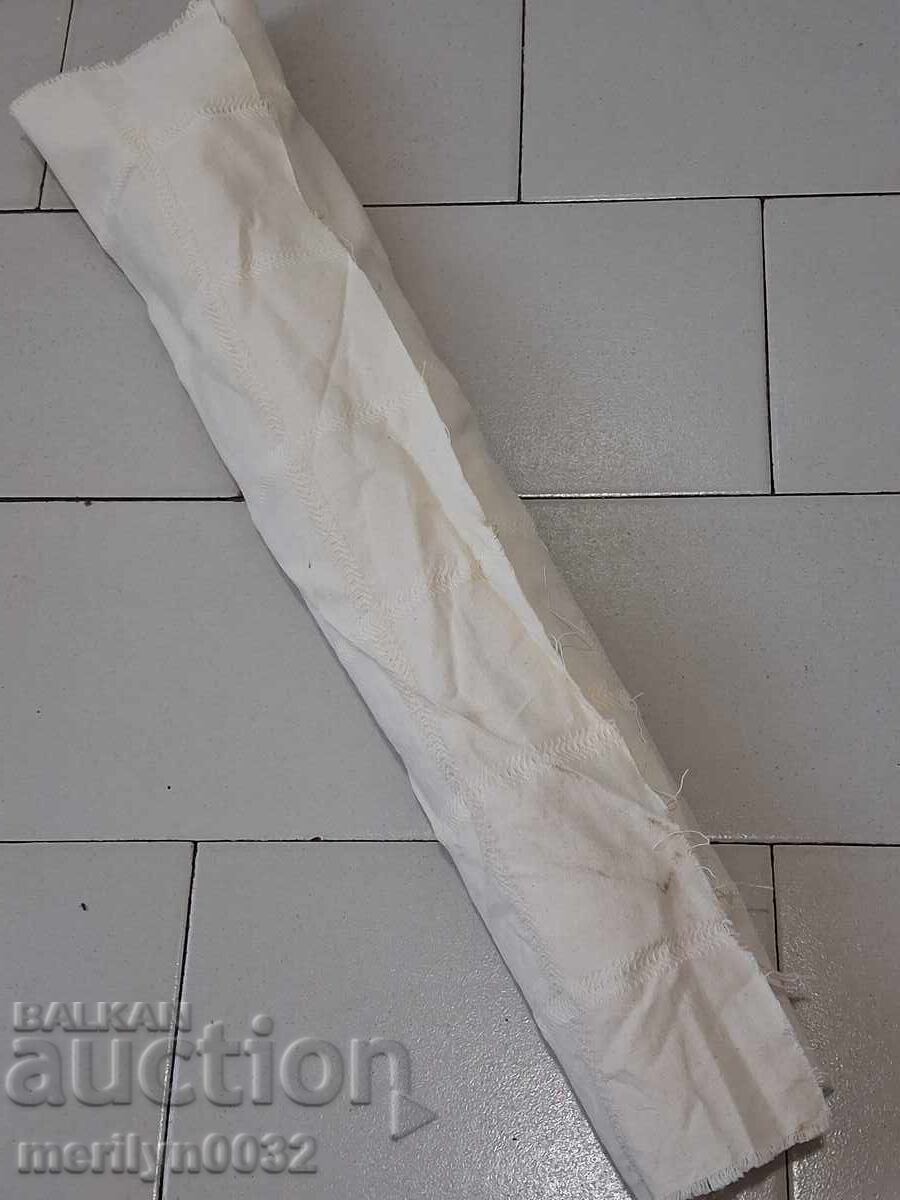 Livrarea Țesătură albă țesută manual, rulou, pentru zestre, lățime dublă Livrarea Țesătură albă țesută manual, rulou, pentru zestre, lățime dublă