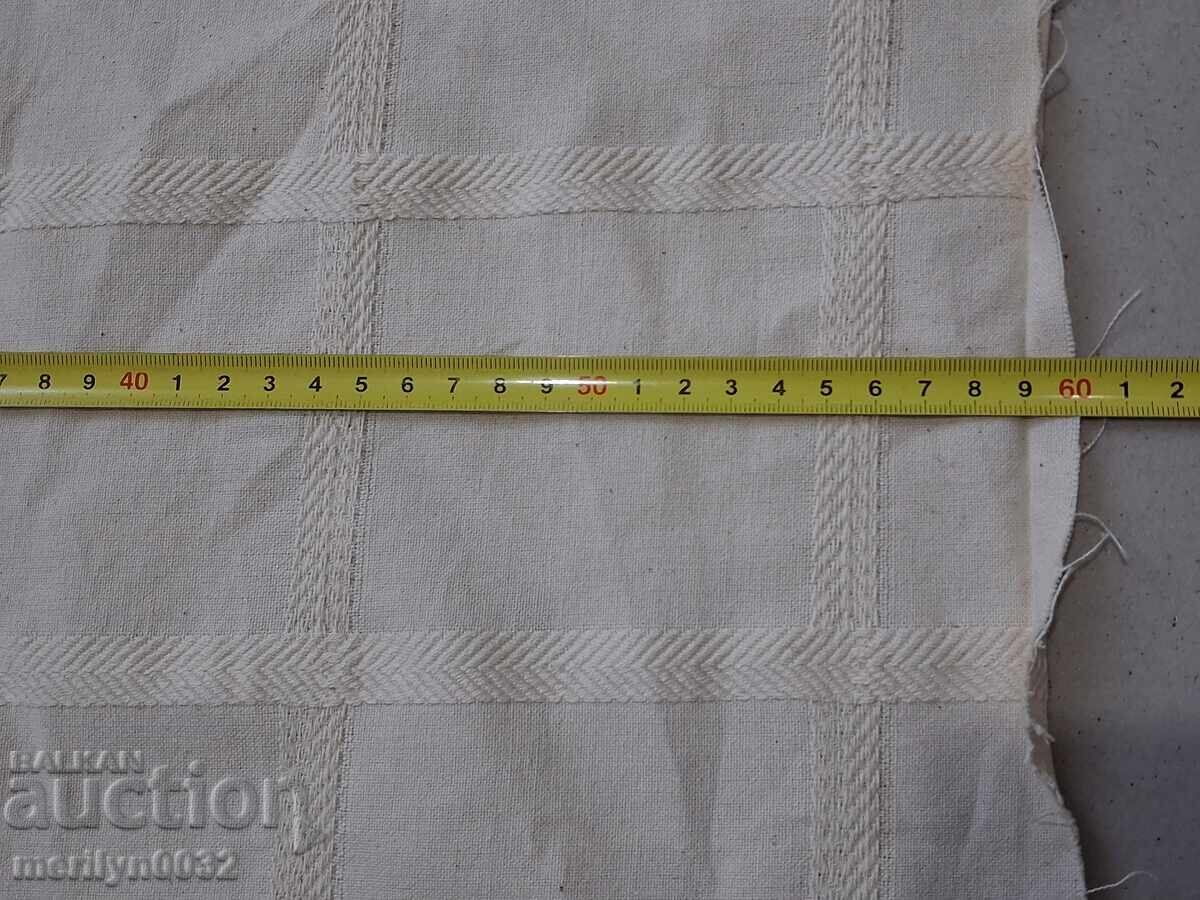 Țesătură albă țesută manual, rulou, pentru zestre, lățime dublă - 5 Țesătură albă țesută manual, rulou, pentru zestre, lățime dublă - 5