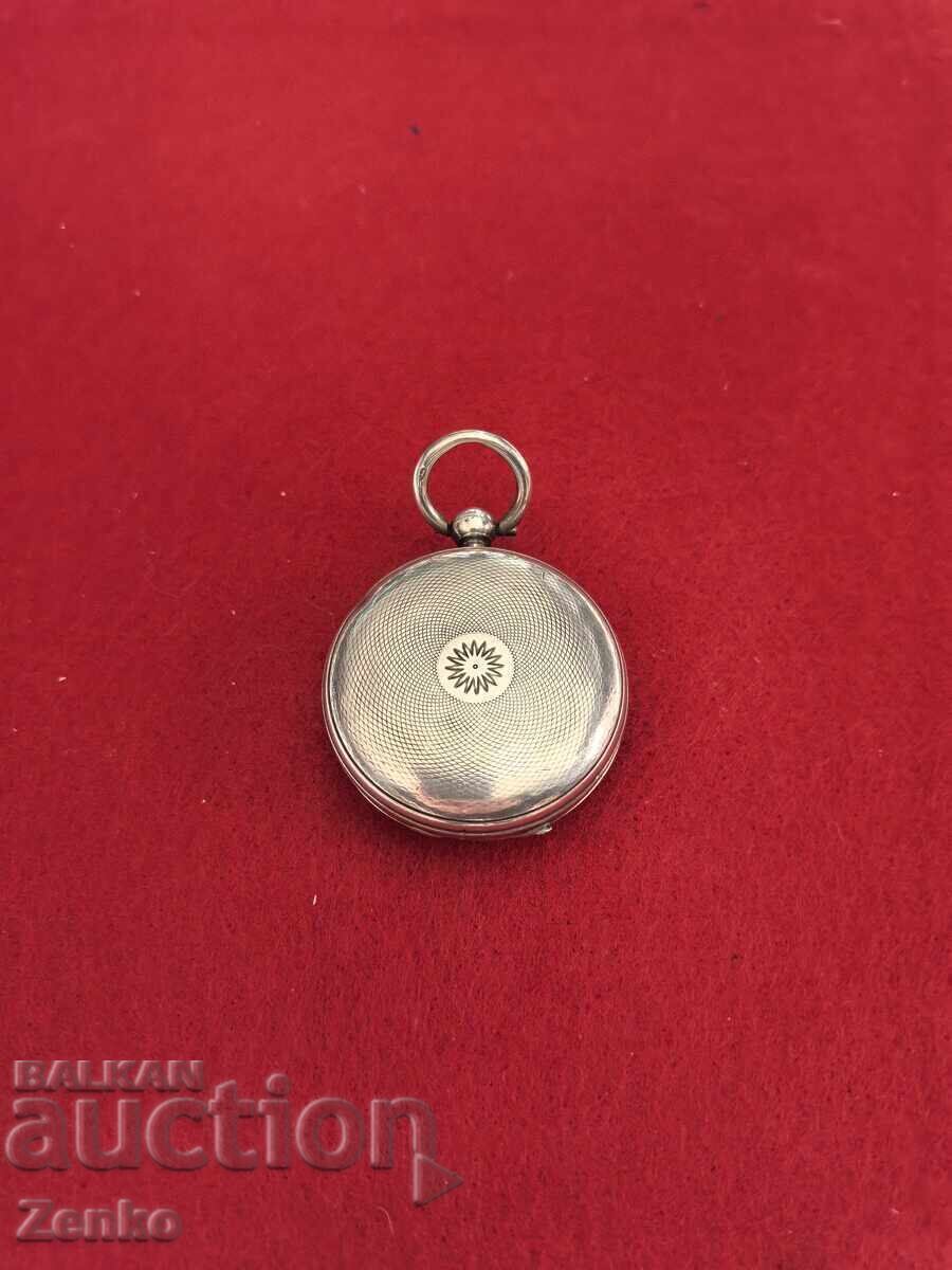 Ceas de buzunar vechi din argint - 7