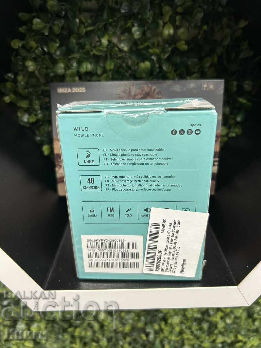 Телефон SPC с копчета - нов с цена 60.00 лв. | € 30.68 Телефон SPC с копчета - нов с цена 60.00 лв. | € 30.68