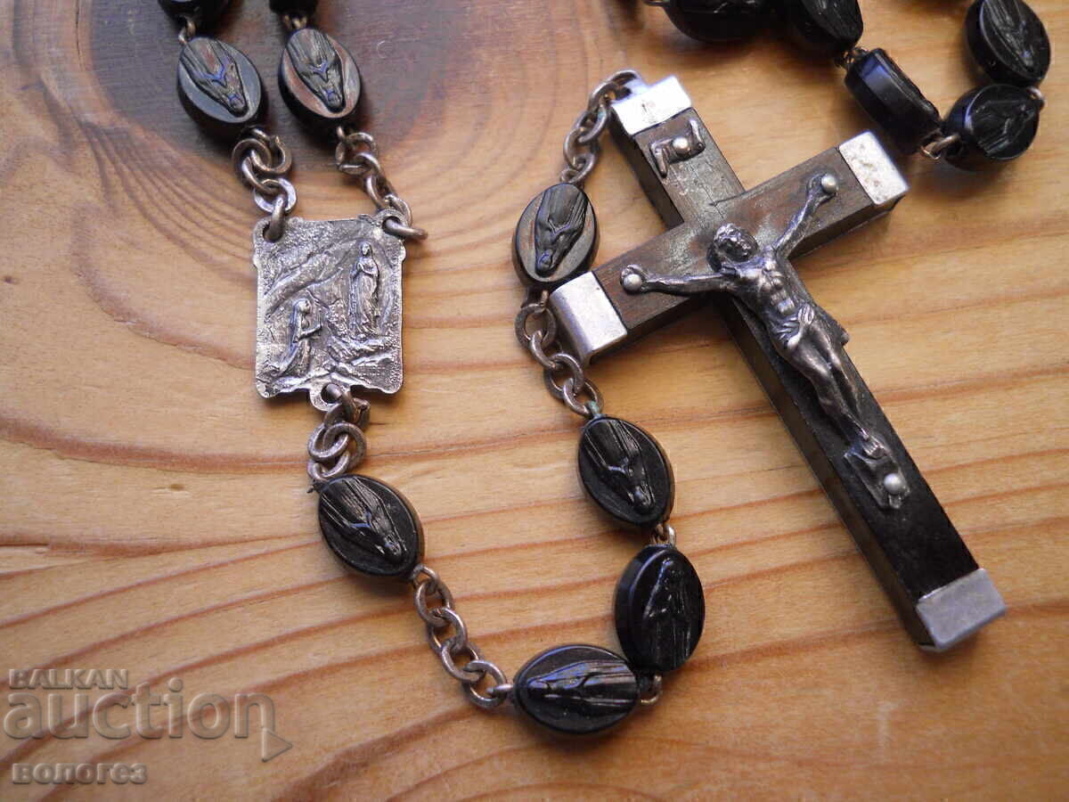 Catholic Rosary with Holy Water Cross - France - 5 Catholic Rosary with Holy Water Cross - France - 5