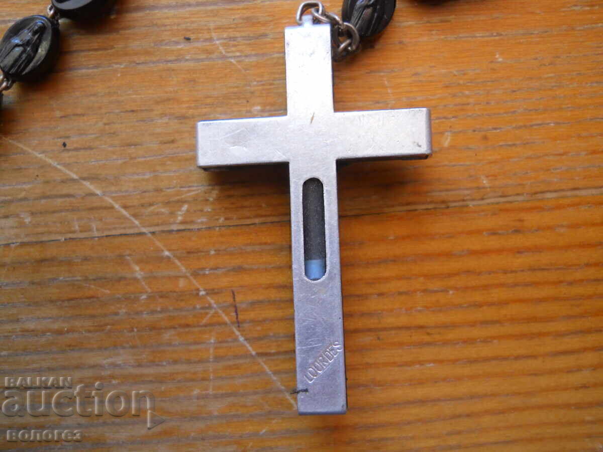 Catholic Rosary with Holy Water Cross - France - 6 Catholic Rosary with Holy Water Cross - France - 6