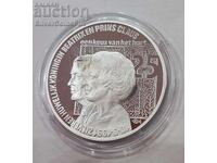 Argint 25 ECU Beatrix și Klaus 1991 Olanda