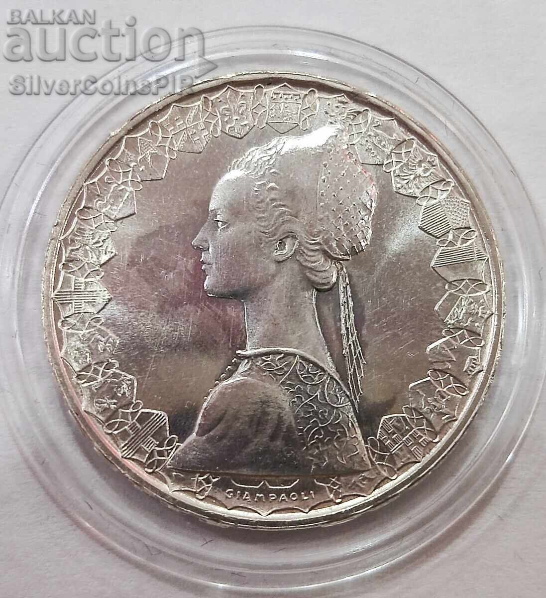 Ασημένια 500 Λίρες Νίνα Πίντα Ιταλία με τιμή 0.01 BGN | € 0.01 Ασημένια 500 Λίρες Νίνα Πίντα Ιταλία με τιμή 0.01 BGN | € 0.01