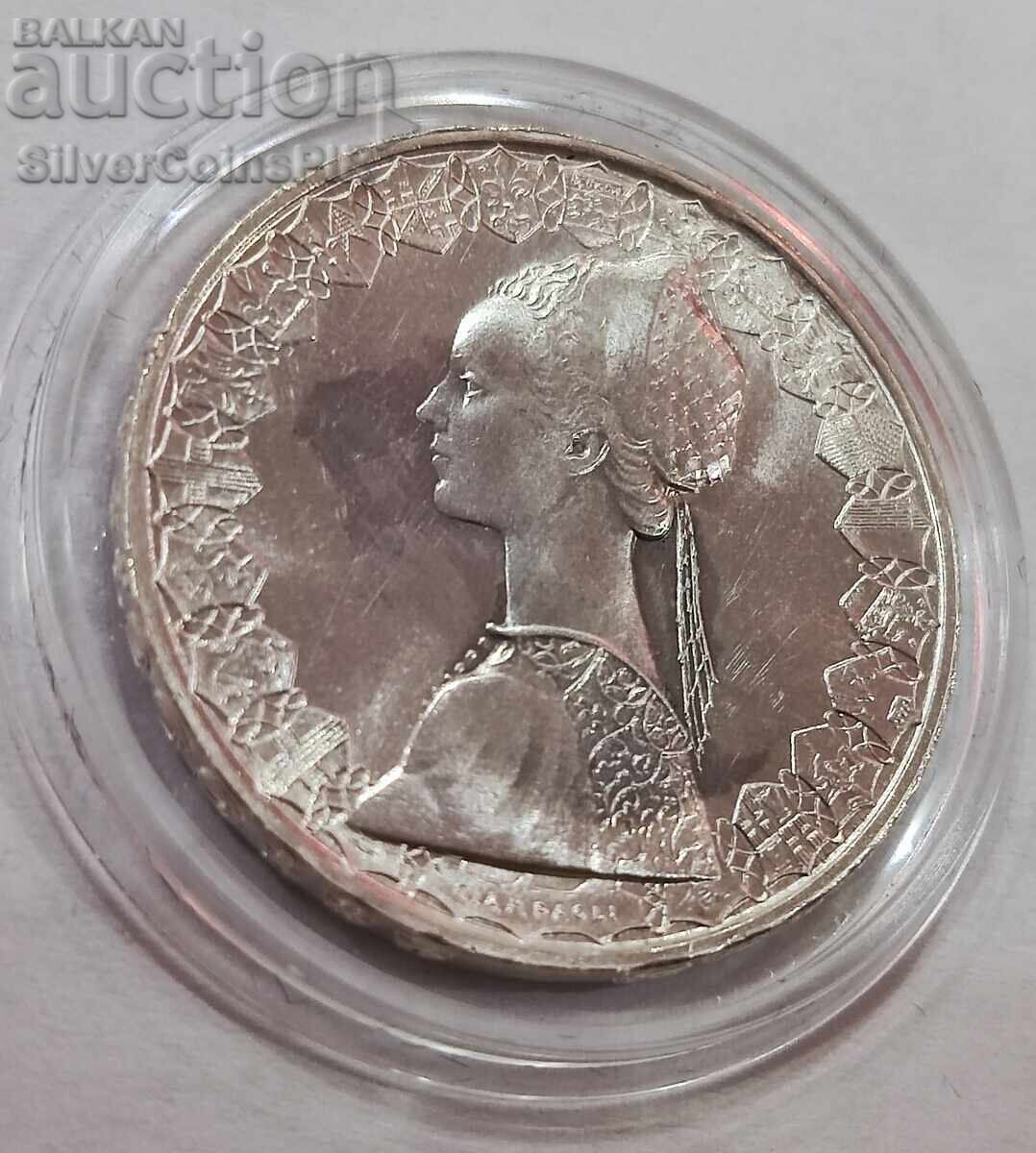 Ασημένια 500 Λίρες Νίνα Πίντα Ιταλία - 5 Ασημένια 500 Λίρες Νίνα Πίντα Ιταλία - 5