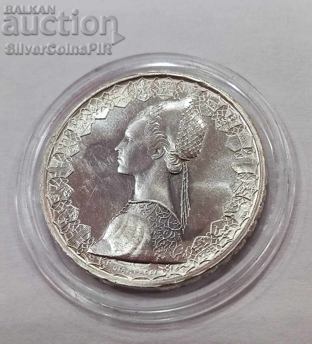 Ασημένια 500 Λίρες Νίνα Πίντα Ιταλία - 6 Ασημένια 500 Λίρες Νίνα Πίντα Ιταλία - 6