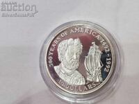 Ασήμι 10$ 500γρ. Αμερική 1990 Νήσοι Κουκ