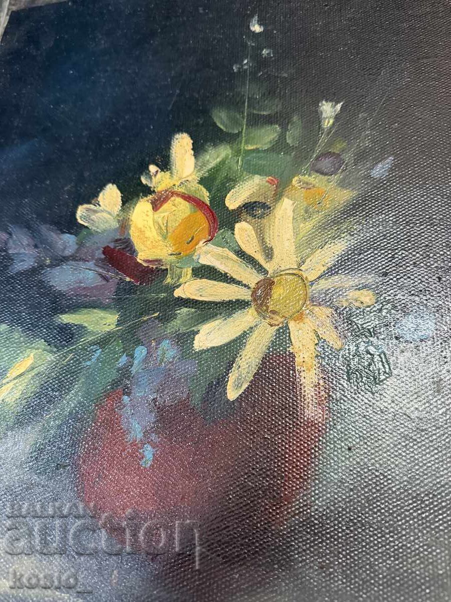 Стара картина масло платно с цена € 40.00 | 78.23 лв.