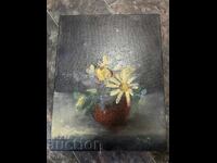 Tablou vechi, ulei pe pânză