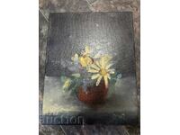 Tablou vechi, ulei pe pânză