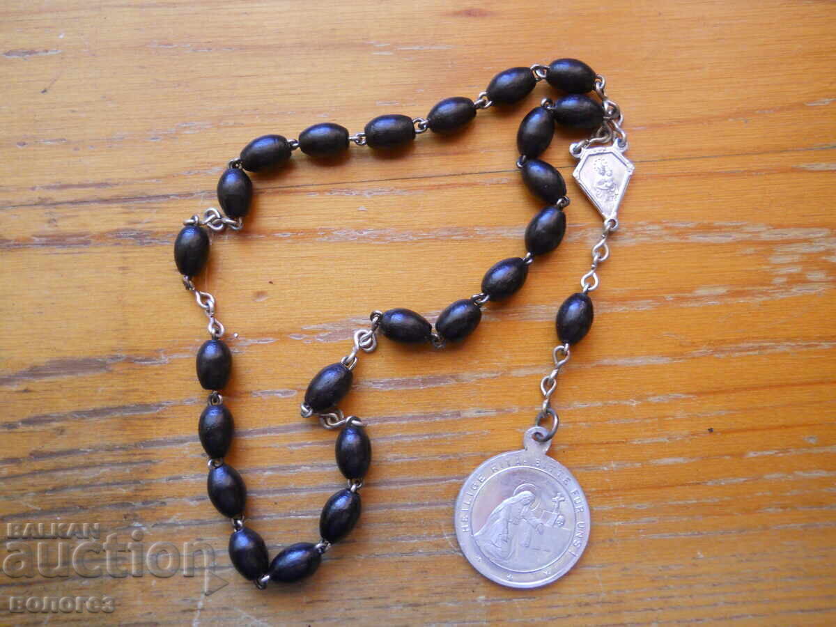 Rozariu catolic cu cruce cu apă sfințită - Germania