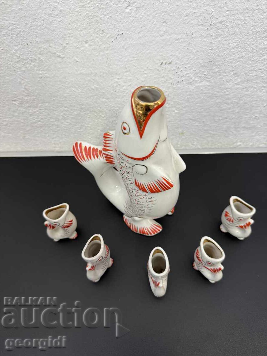 Δημοπρασία ΣΕΤ πορσελάνης - "Οικογένεια ψαριών". №7715 Δημοπρασία ΣΕΤ πορσελάνης - "Οικογένεια ψαριών". №7715