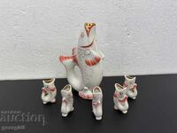 ΣΕΤ πορσελάνης - "Οικογένεια ψαριών". №7715