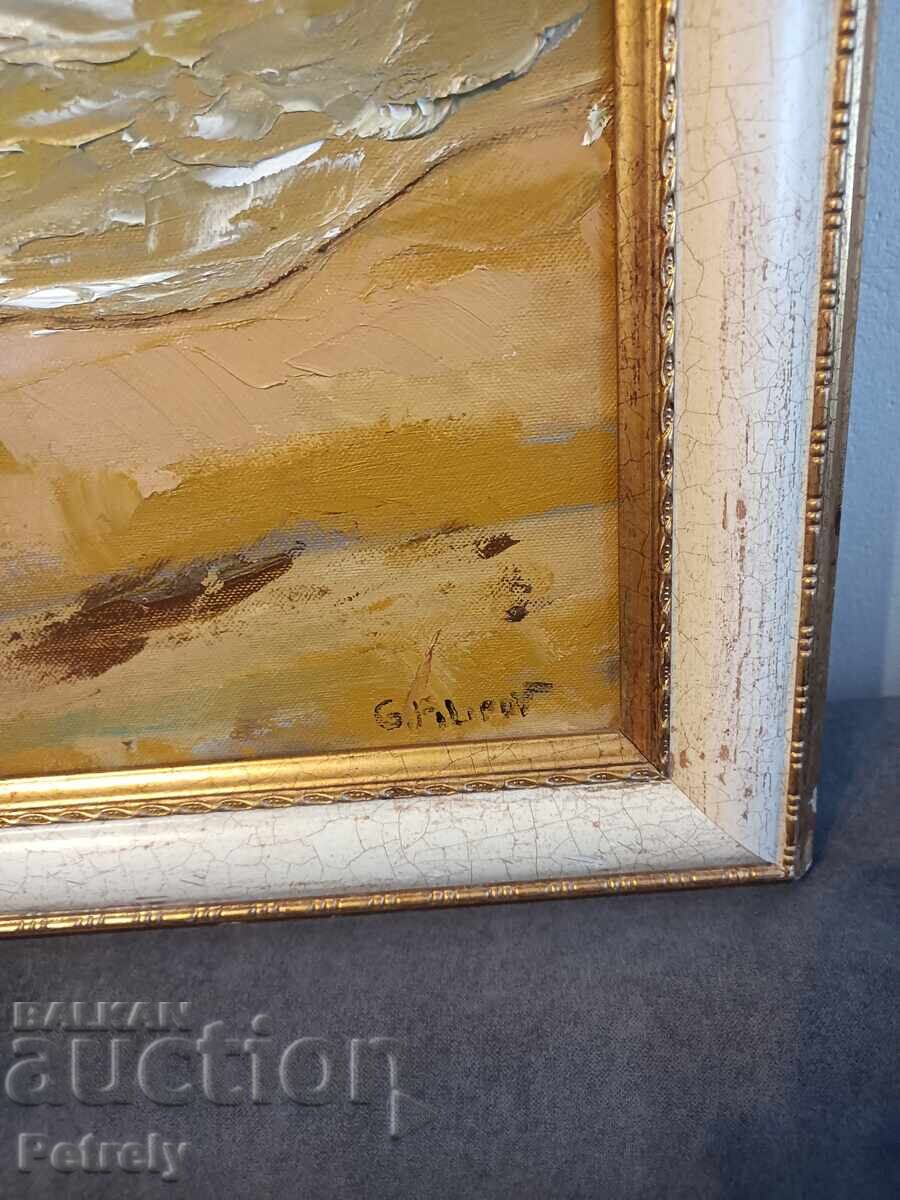 Livrarea Pictură mare în ulei Livrarea Pictură mare în ulei