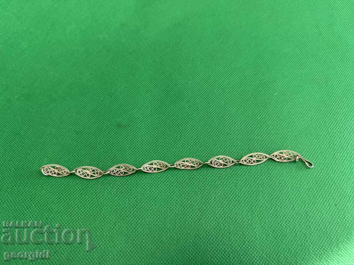 Χειροποίητο ασημένιο βραχιόλι φιλιγκράν. Νο. 7719 - 5 Χειροποίητο ασημένιο βραχιόλι φιλιγκράν. Νο. 7719 - 5