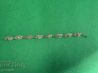 Χειροποίητο ασημένιο βραχιόλι φιλιγκράν. Νο. 7719