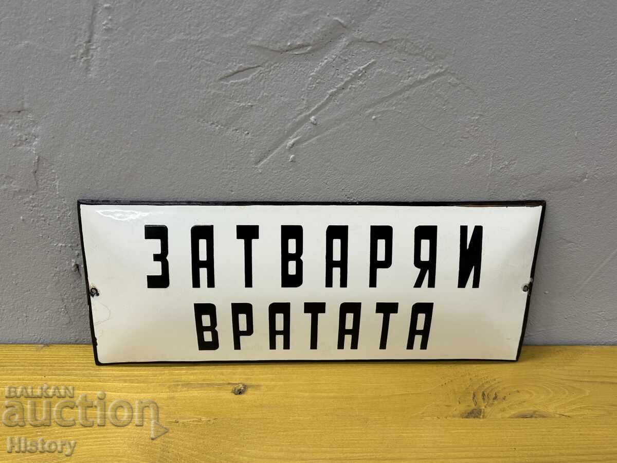 Placa emailata Placa emailata