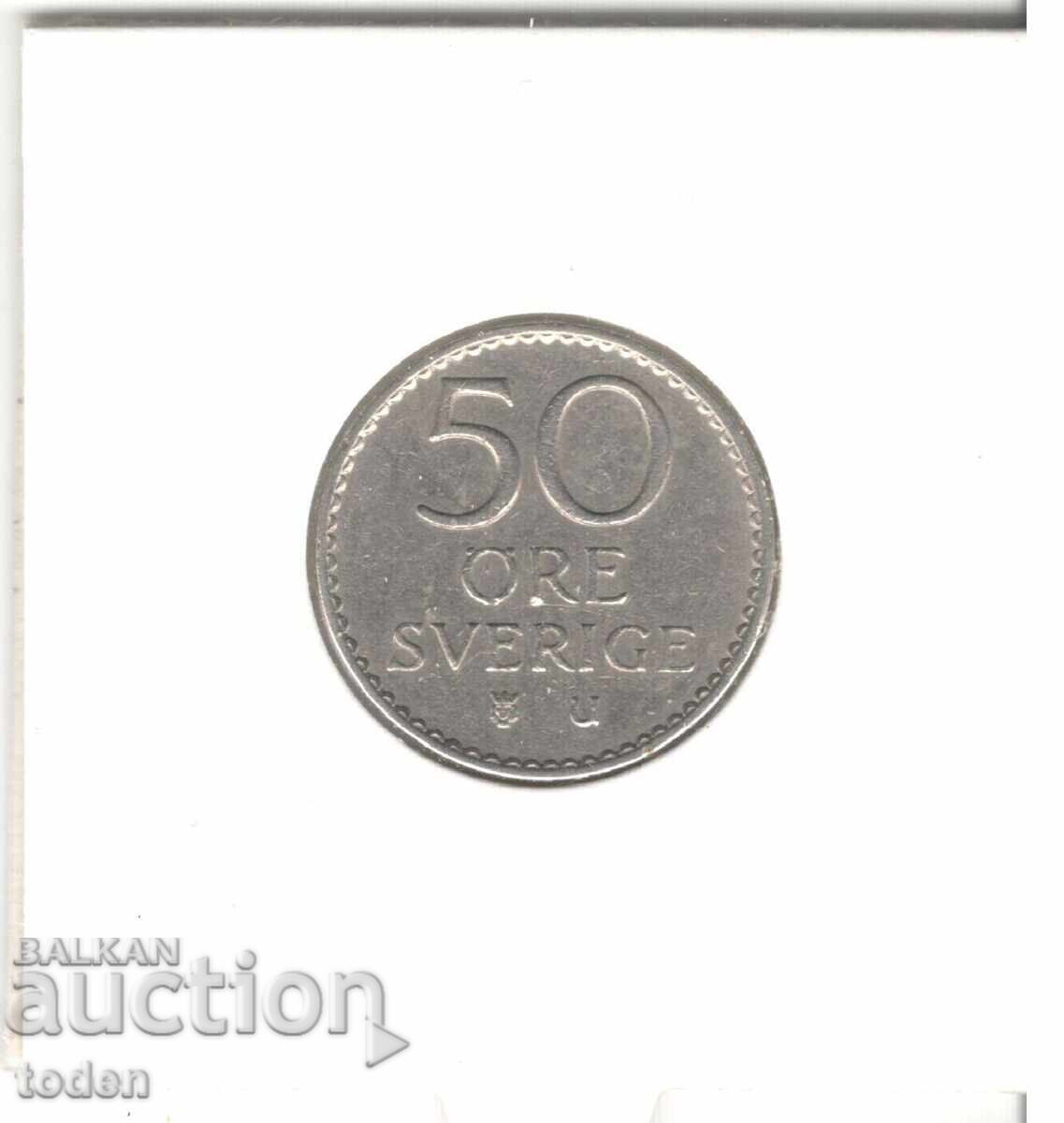 Доставка на Sweden-50 Øre-1963 u-KM# 837-Gustaf VI Adolf Доставка на Sweden-50 Øre-1963 u-KM# 837-Gustaf VI Adolf