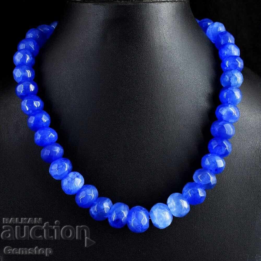 BZTS! Kolie ot safir-corindon fațetat de 764k-t, de primă clasă! BZTS! Kolie ot safir-corindon fațetat de 764k-t, de primă clasă!