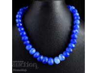 BZTS! Kolie ot safir-corindon fațetat de 764k-t, de primă clasă!