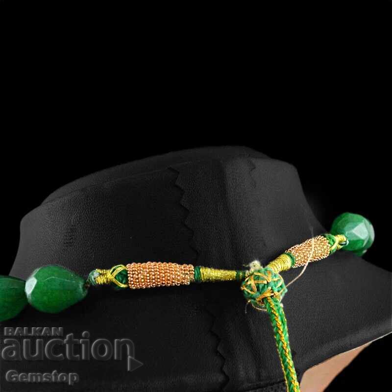 Auction Emerald Faceted Single-Row Necklace from 1st! Auction Emerald Faceted Single-Row Necklace from 1st!