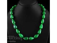 Emerald Faceted Single-Row Necklace from 1st!