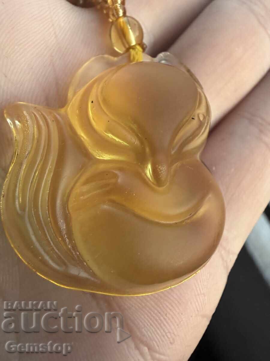 Licitație BZTS! 200.00 k-tă de pandantiv natural topaz vulpe de la 1st! Licitație BZTS! 200.00 k-tă de pandantiv natural topaz vulpe de la 1st!