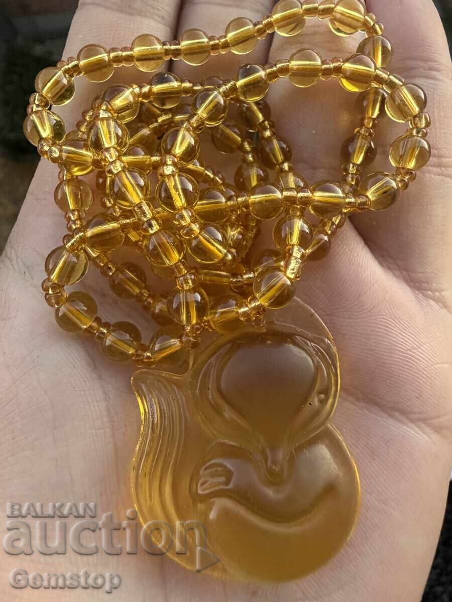 Livrarea BZTS! 200.00 k-tă de pandantiv natural topaz vulpe de la 1st! Livrarea BZTS! 200.00 k-tă de pandantiv natural topaz vulpe de la 1st!