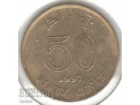 Χονγκ Κονγκ-50 Σεντς-1997-KM# 68