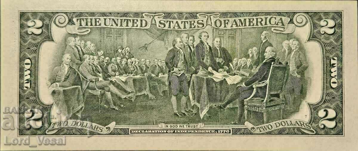 ΗΠΑ - 2 δολάριαP#545. Σειρά 2017 A - L (Σαν Φρανσίσκο) "FW" με τιμή 5.50 BGN | € 2.81 ΗΠΑ - 2 δολάριαP#545. Σειρά 2017 A - L (Σαν Φρανσίσκο) "FW" με τιμή 5.50 BGN | € 2.81