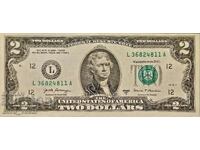 USA - 2 DollarsP#545. Series 2017 A - L (San Francisco) "FW"