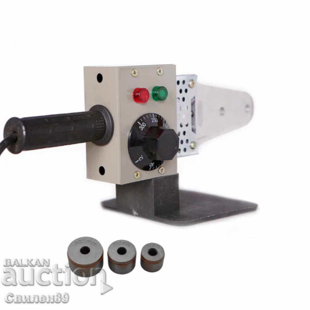 Professional PPR pipe welding machine 900W with adjustable temperature with price 35.00 BGN | € 17.90 Professional PPR pipe welding machine 900W with adjustable temperature with price 35.00 BGN | € 17.90