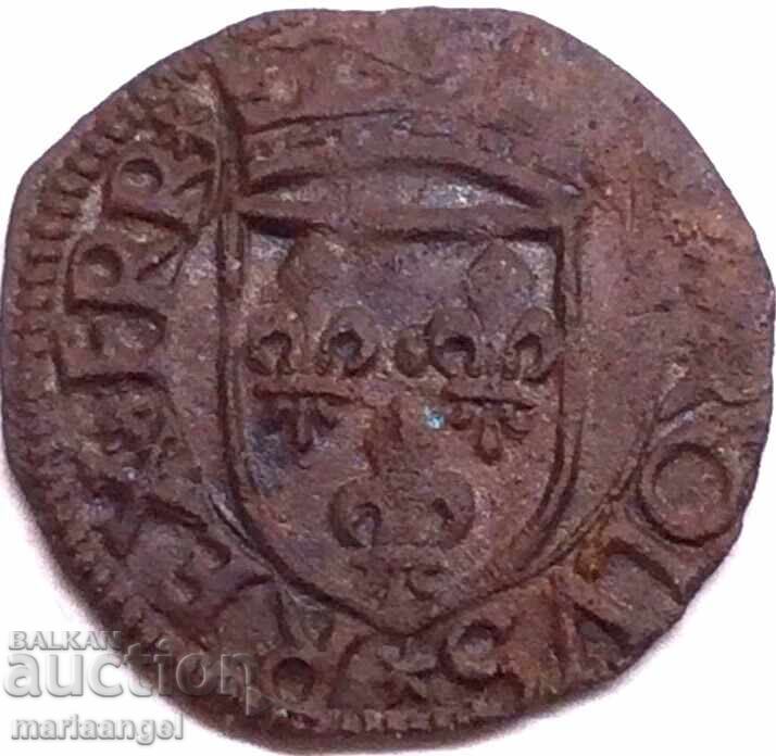 Livrarea Italia 1 cavalo (Con) Aquileia Carol al VIII-lea Cruce+Vultur - RARE