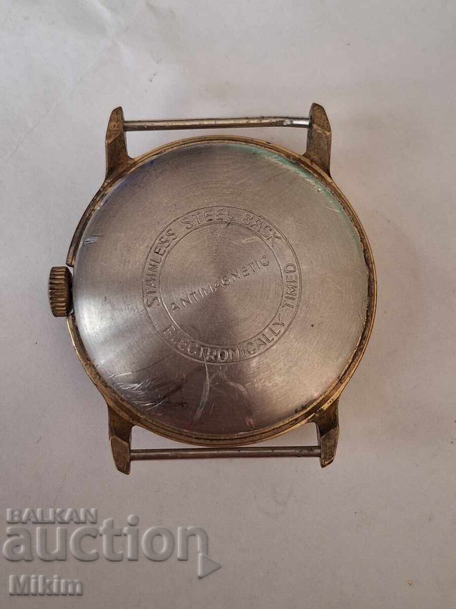 Επιχρυσωμένο ανδρικό ρολόι Umh Ruhla με τιμή 7.16 BGN | € 3.66 Επιχρυσωμένο ανδρικό ρολόι Umh Ruhla με τιμή 7.16 BGN | € 3.66