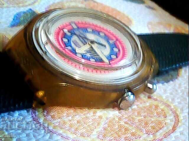 Auction  Beautiful Swatch watch, second hand, new battery, works perfectly