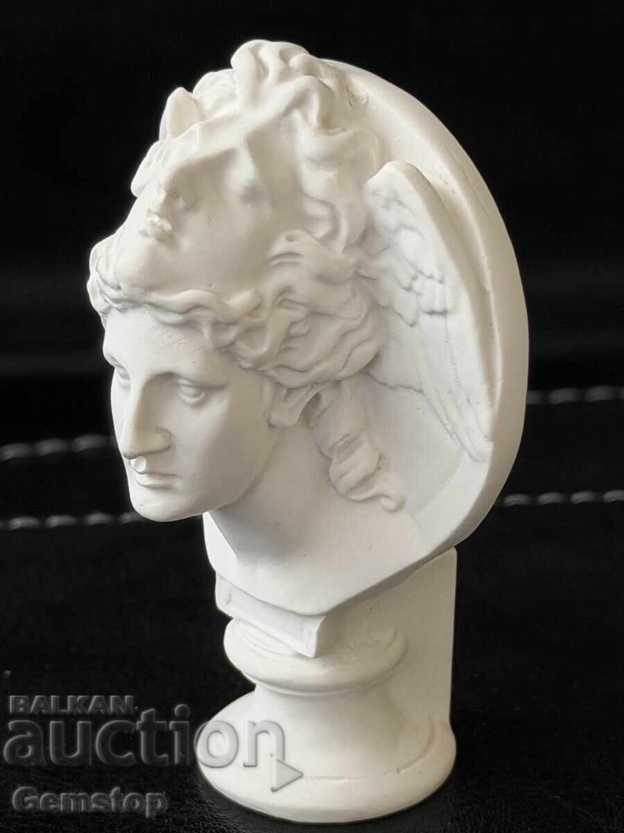 Доставка на БЗЦ! 39 грама бюст Александър Велики от 1 ст! Доставка на БЗЦ! 39 грама бюст Александър Велики от 1 ст!