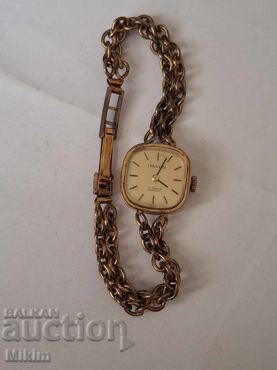 Δημοπρασία Επιχρυσωμένο ρολόι Imado Δημοπρασία Επιχρυσωμένο ρολόι Imado