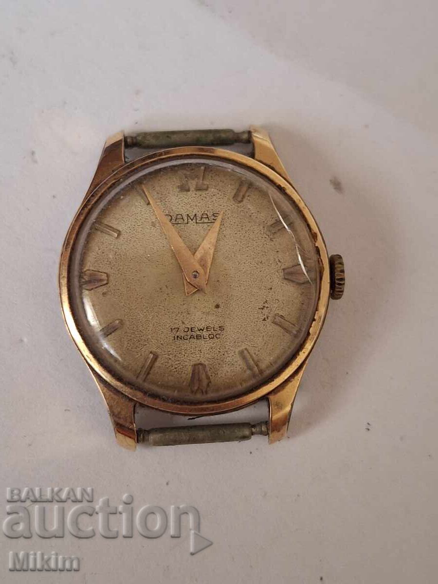 Позлатен часовник Damas Позлатен часовник Damas